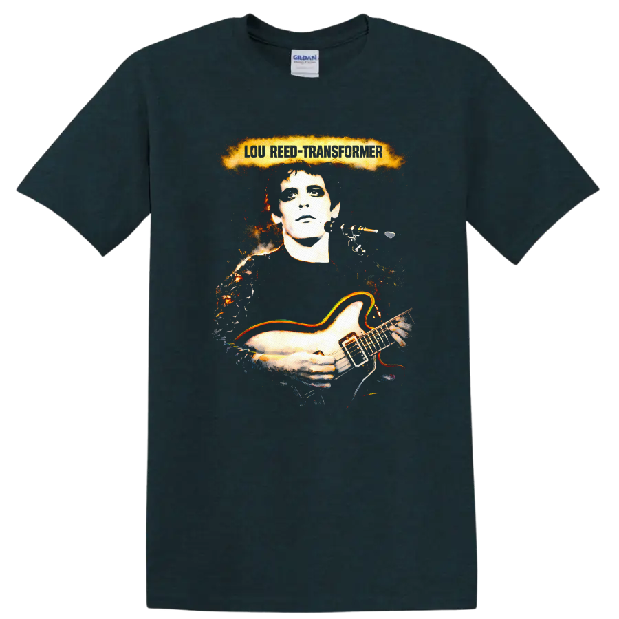 Lou Reed Transformer Vintage Classic Rock T Shirt - Midnight (Green)