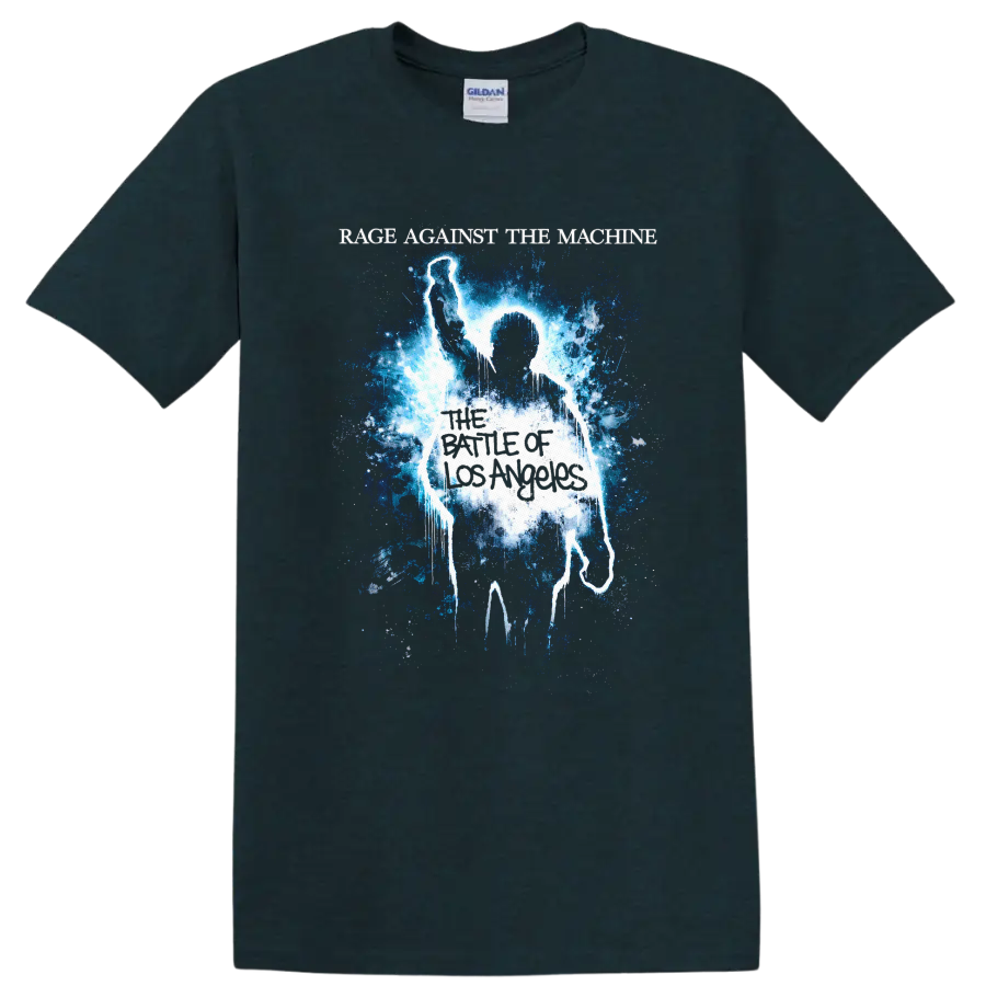 Race Against The Machine Vintage Classic Rock T Shirt - Midnight (Green)