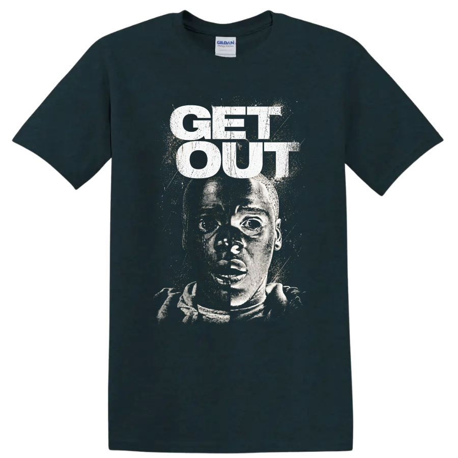 Vintage Cult Movie Character Portrait T Shirt on a Midnight (Green) T Shirt
