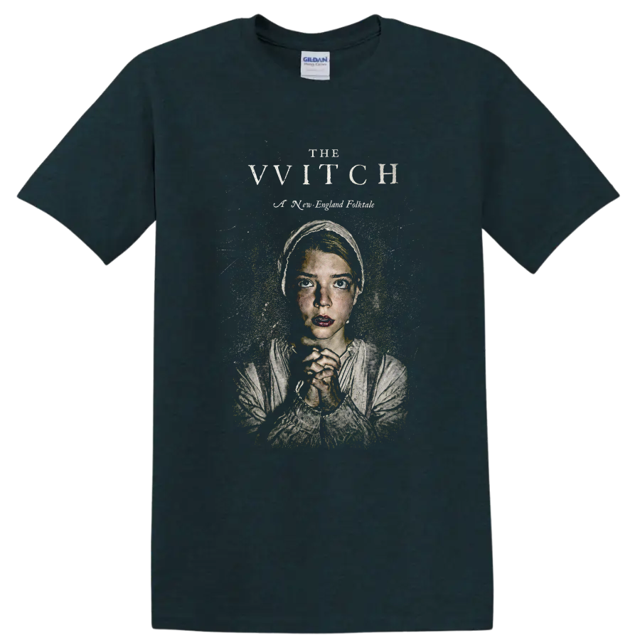 Vintage Cult Movie Character Portrait T Shirt on a Midnight (Green) T Shirt