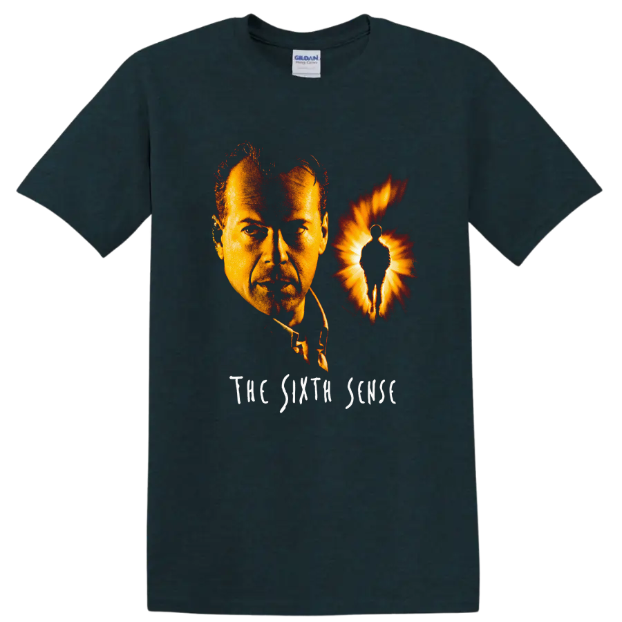Vintage Cult Movie Character Portrait T Shirt on a Midnight (Green) T Shirt