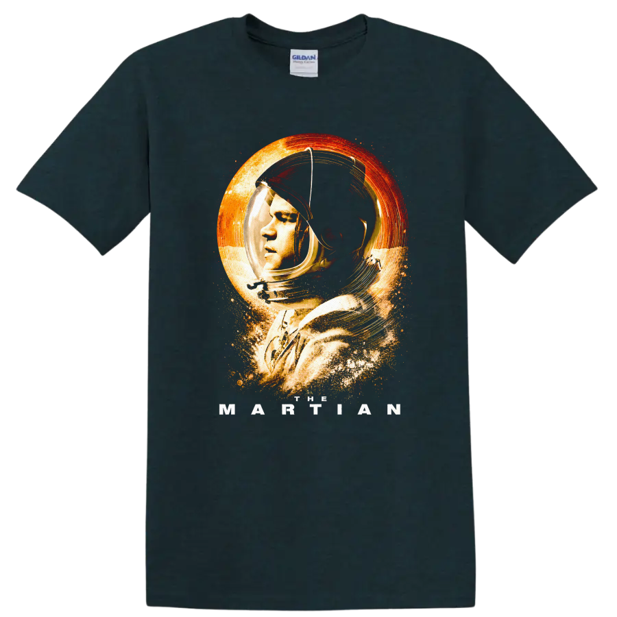 Vintage Cult Movie Character Portrait T Shirt on a Midnight (Green) T Shirt