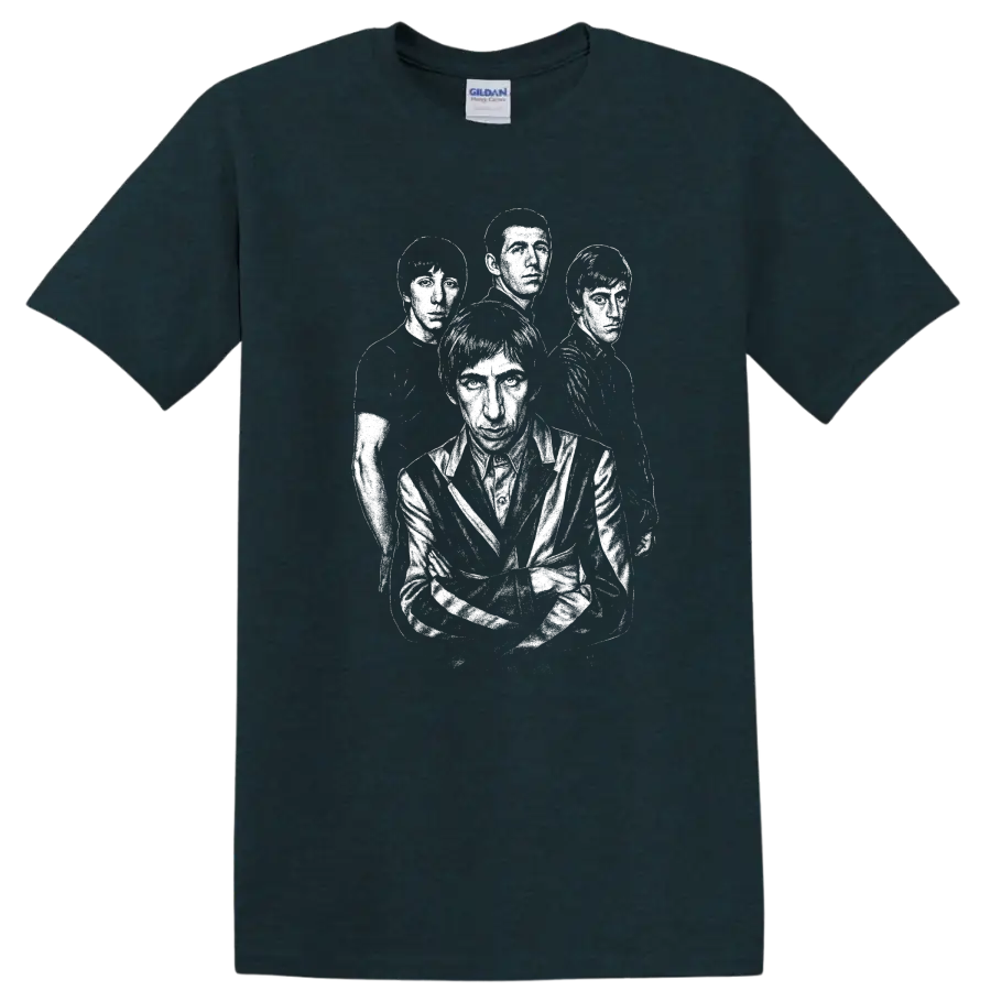 Scott Walker The Walker Brothers Rock Legends Tribute T Shirt - Midnight (Green)