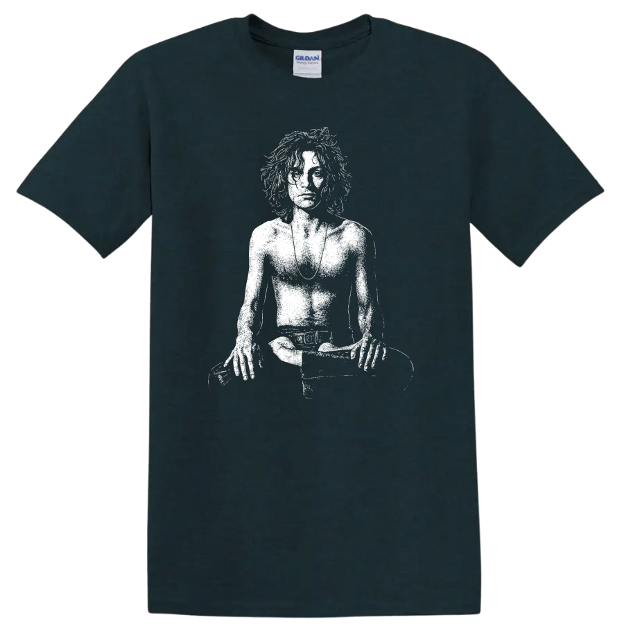 Syd Barrett Pink Floyd Rock Legends Tribute T Shirt Classic Unisex - Midnight (Green)
