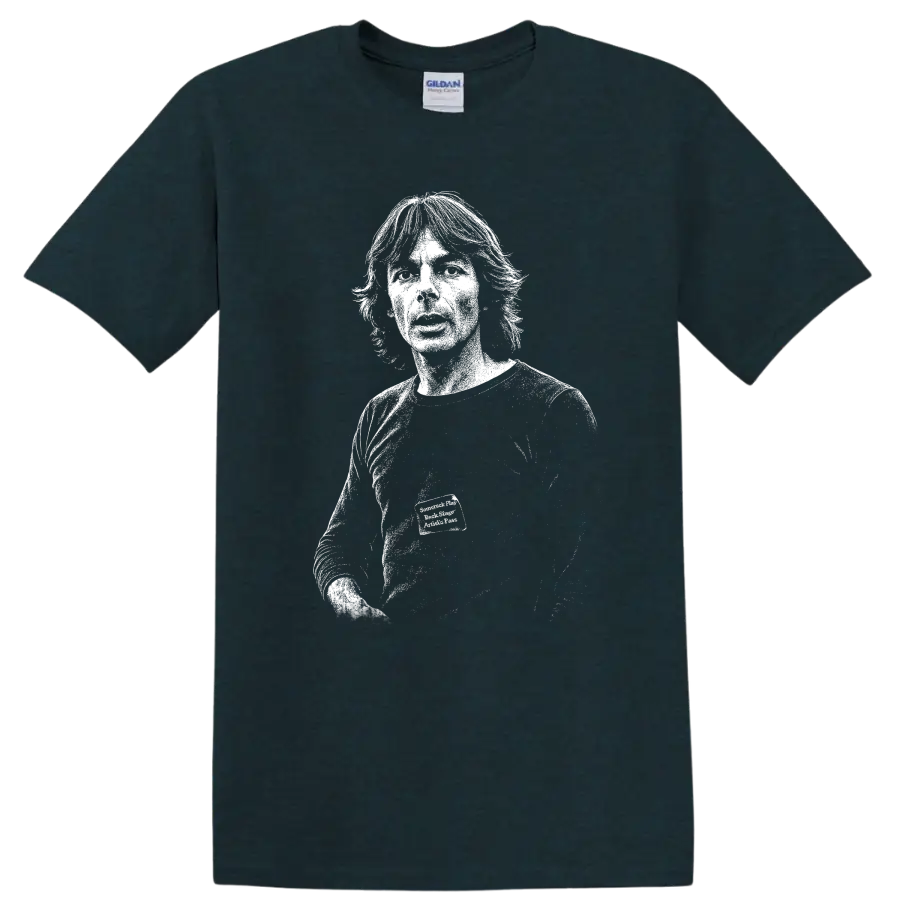 Richard Wright Pink Floyd Rock Legends Portrait T Shirt - Midnight (Green)