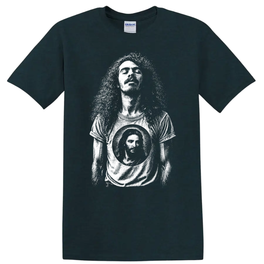 Carlos Santana Rock Legends Tribute T Shirt for Classic Music Fans - Midnight (Green)