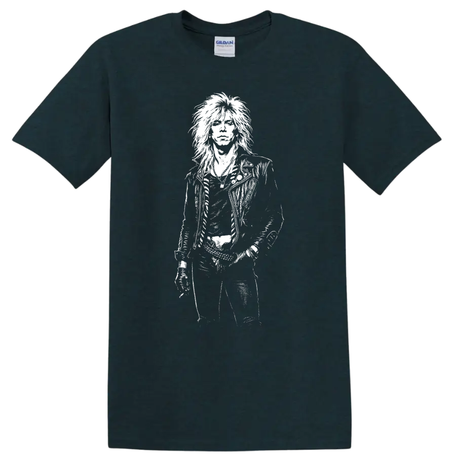 Duff McKagan Guns N' Roses Rock Legends Tribute T Shirt - Midnight (Green)