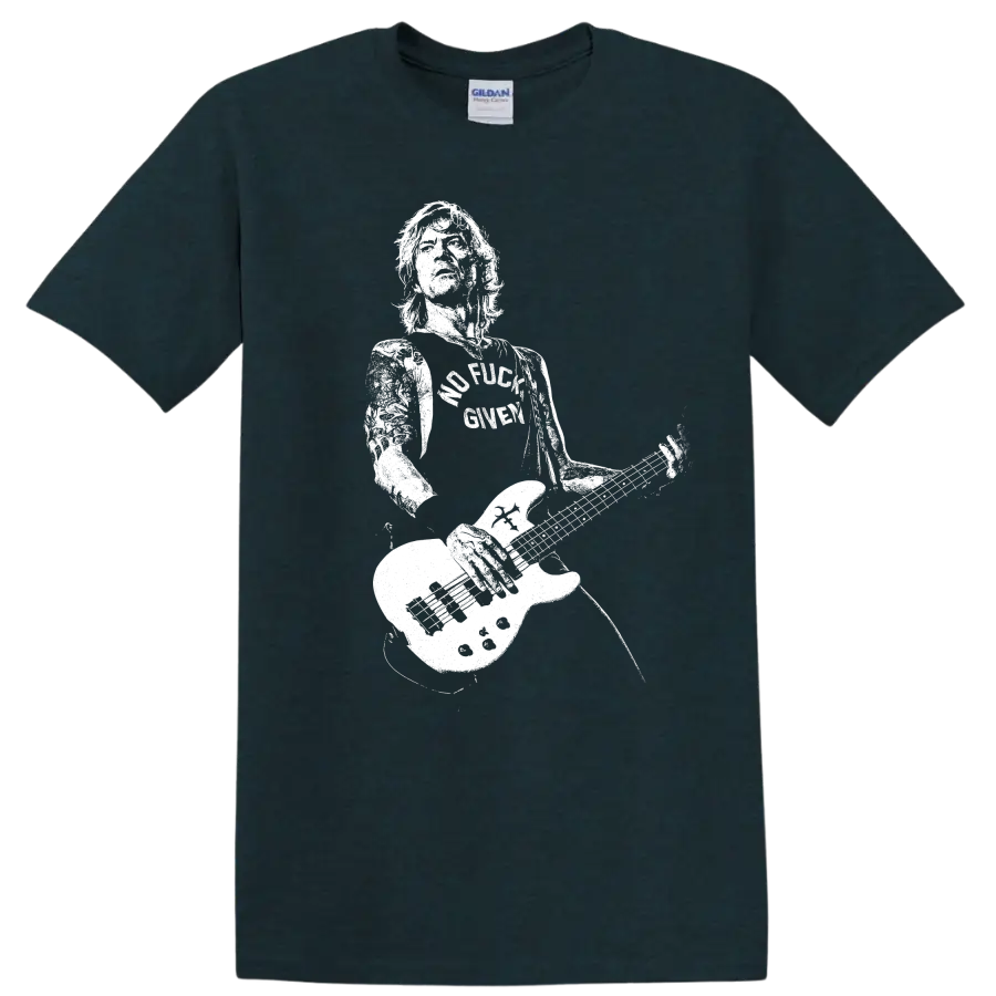 Duff McKagan Guns N' Roses Rock Legends T Shirt for Classic Music Fans - Midnight (Green)