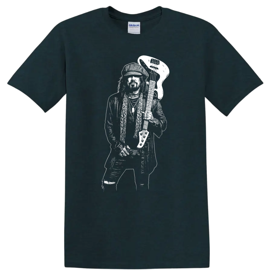 Mötley Crüe Nikki Sixx Shout at the Devil Rock Legends T Shirt - Midnight (Green)