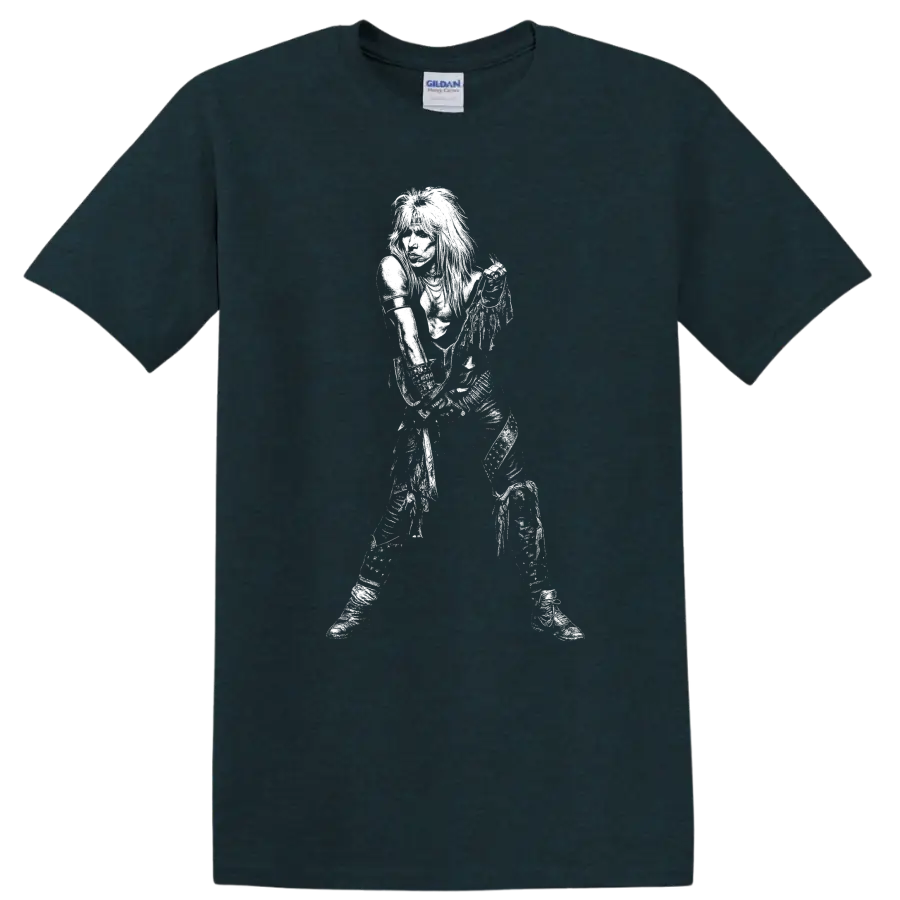 Vince Neil Mötley Crüe Rock Legends Silhouette T Shirt - Midnight (Green)