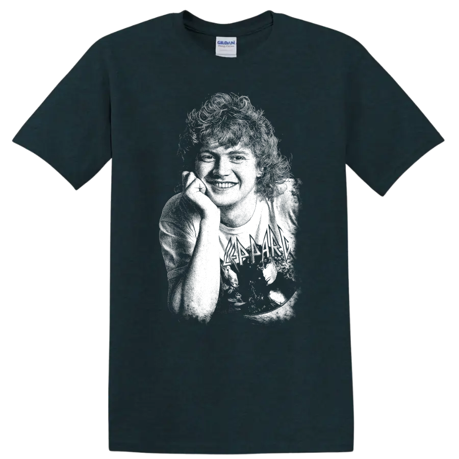 Rick Allen Def Leppard Rock Legends Tribute T Shirt for Fans - Midnight (Green)