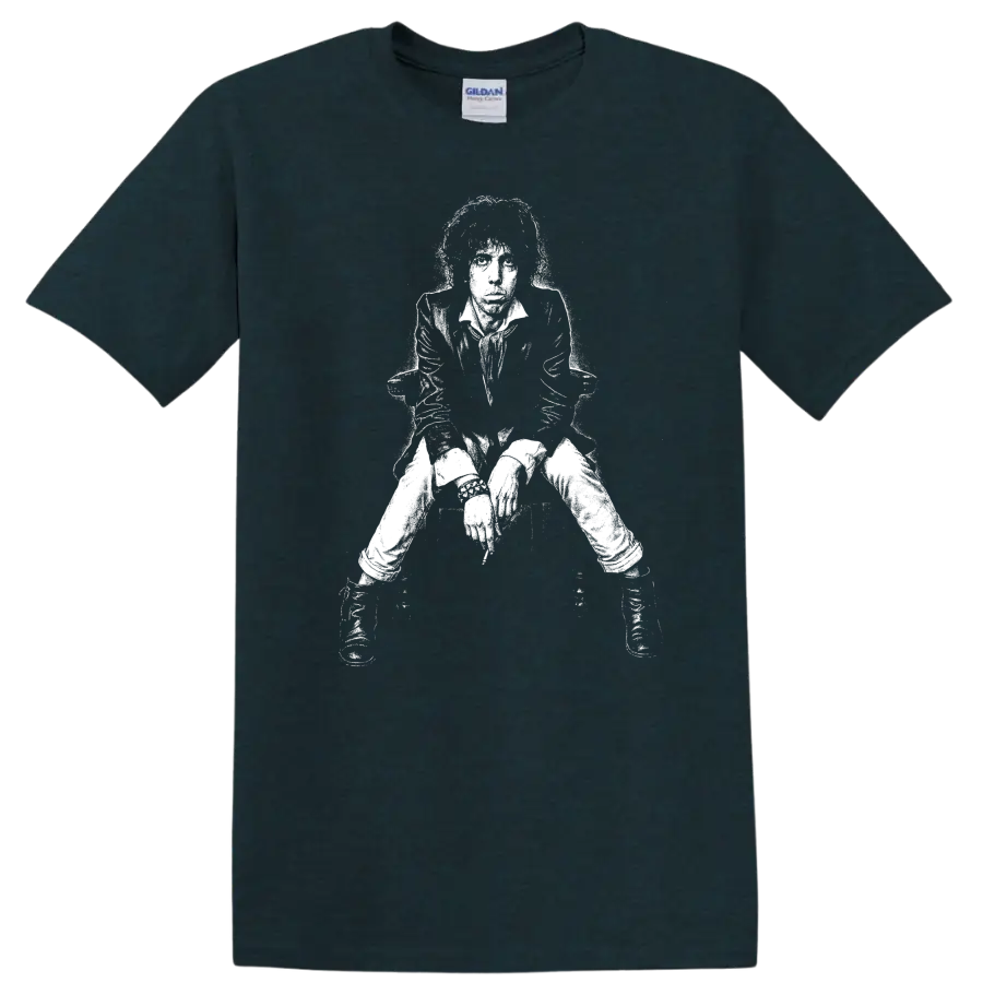 Mick Jagger The Rolling Stones Rock Legends Portrait T Shirt - Midnight (Green)