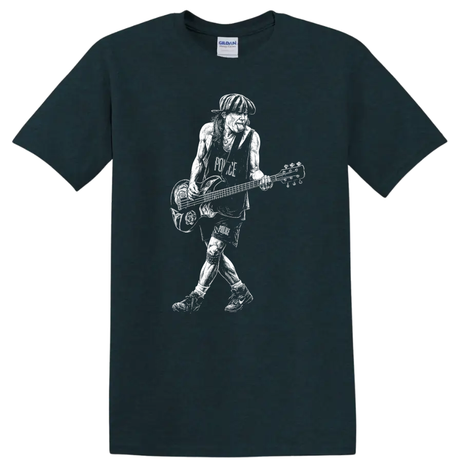 Cliff Burton Metallica Rock Legends Tribute T Shirt for Fans - Midnight (Green)
