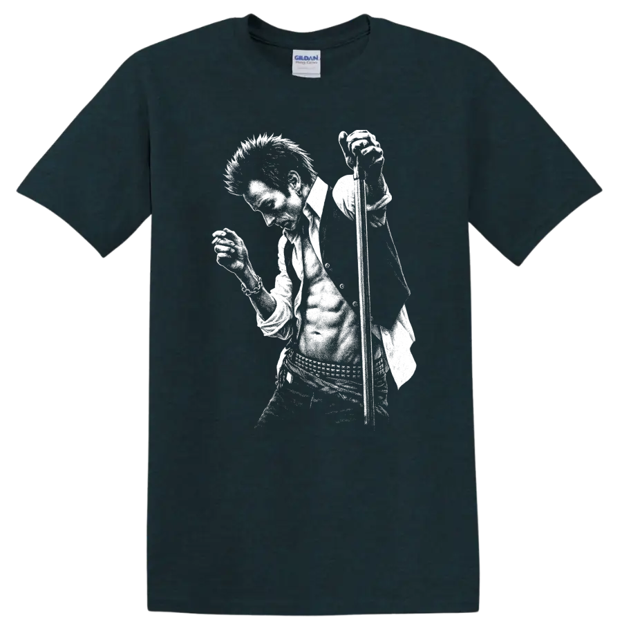 Scott Weiland Stone Temple Pilots Rock Legends Tribute T Shirt - Midnight (Green)