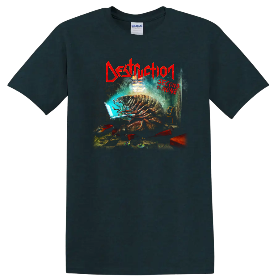 Destruction Second to None thrash metal graphic print T - Midnight (Green)