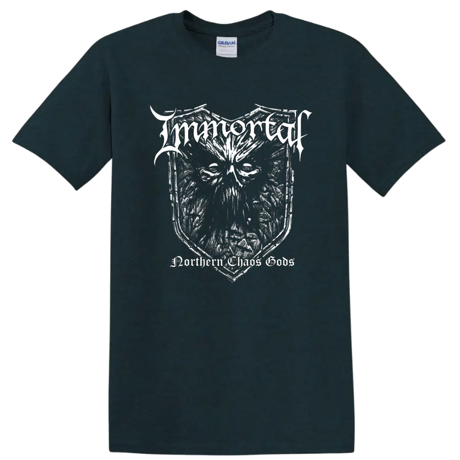 IMMORTAL Northern Chaos Gods black metal graphic print T - Midnight (Green)