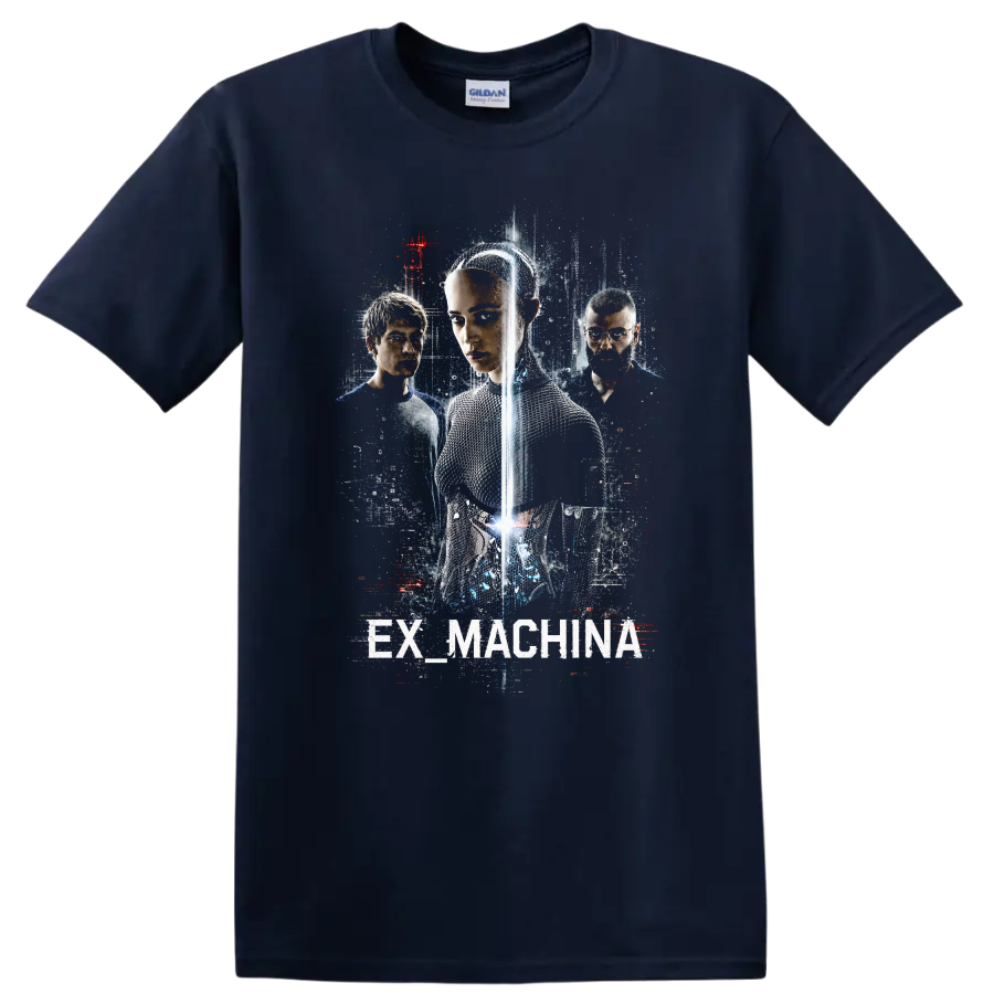 Samurai Battle Scene T Shirt Warrior Art Historical Movie Inspired Anime Tee - Navy (Blue)