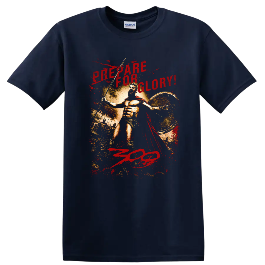 Dune Movie Art Graphic T Shirt Science Fiction Fantasy Adventure Tee - Navy (Blue)