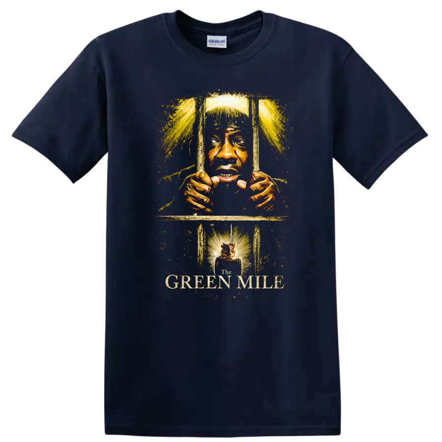 Children of Men Movie Art T Shirt Dramatic Design Graphic Novel Tee - Navy (Blue)