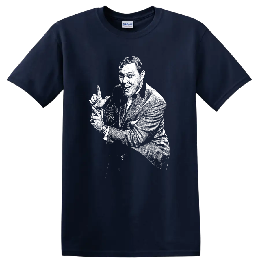 Bill Haley & His Comets Rock Legends Vintage Band T Shirt - Navy (Blue)