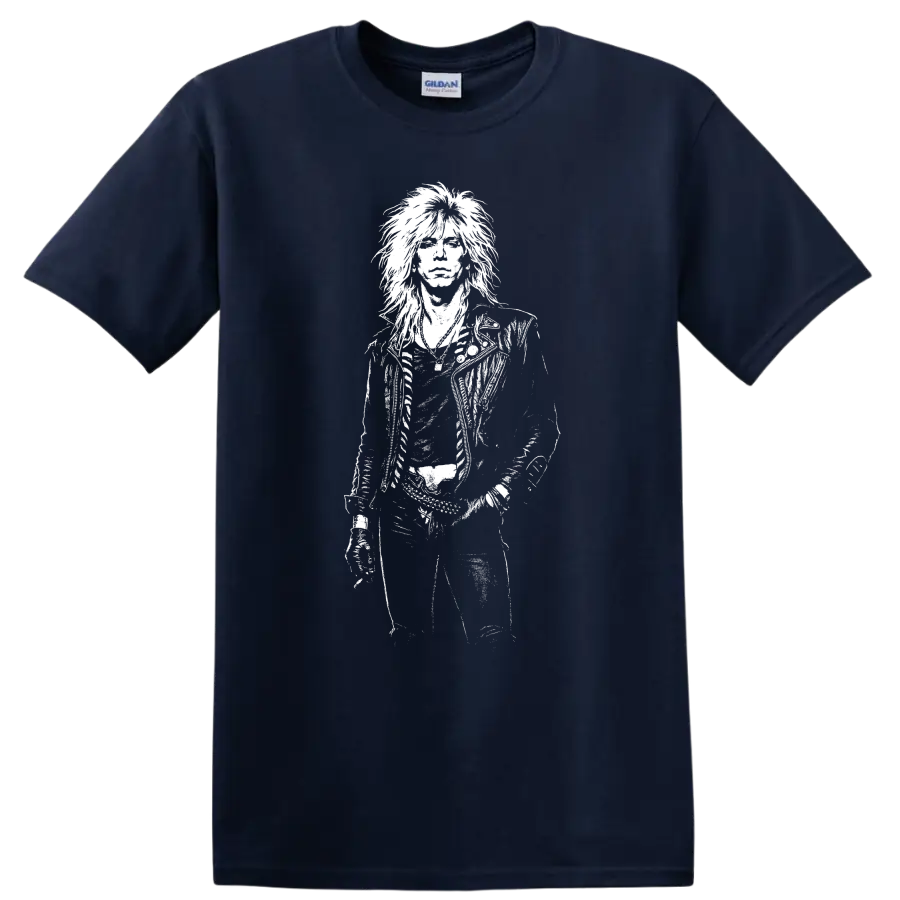Duff McKagan Guns N' Roses Rock Legends Tribute T Shirt - Navy (Blue)