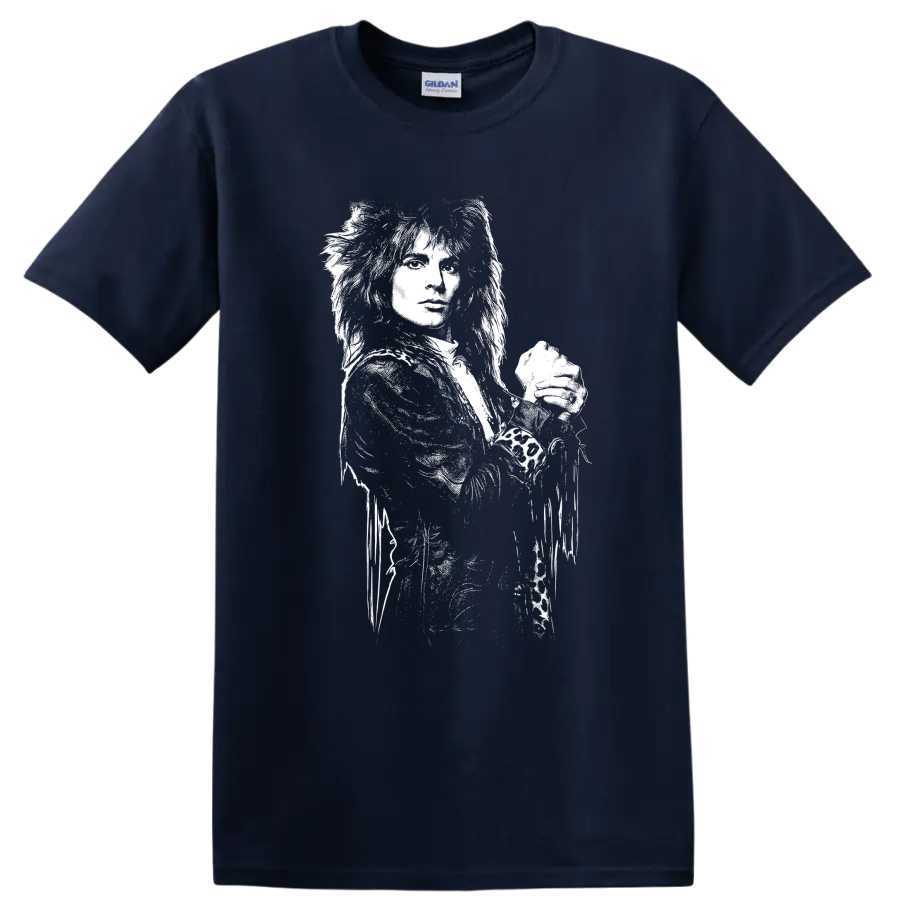 Tommy Lee Mötley Crüe Rock Legends T Shirt for Classic Metal Fans - Navy (Blue)