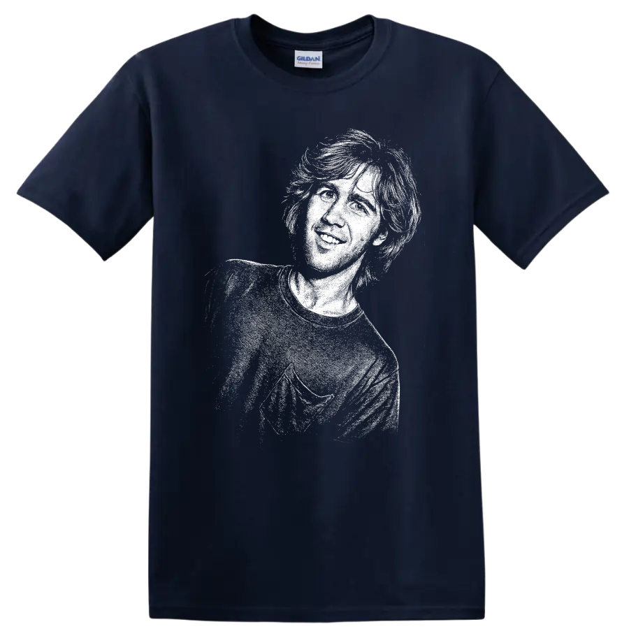 Krist Novoselic Nirvana Rock Legends Tribute T Shirt for Fans - Navy (Blue)