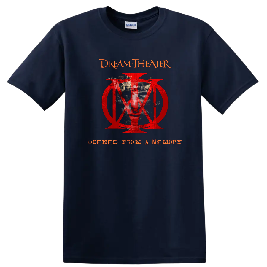 Dream Theater Scenes From a Memory red graphic print T - Navy (Blue)