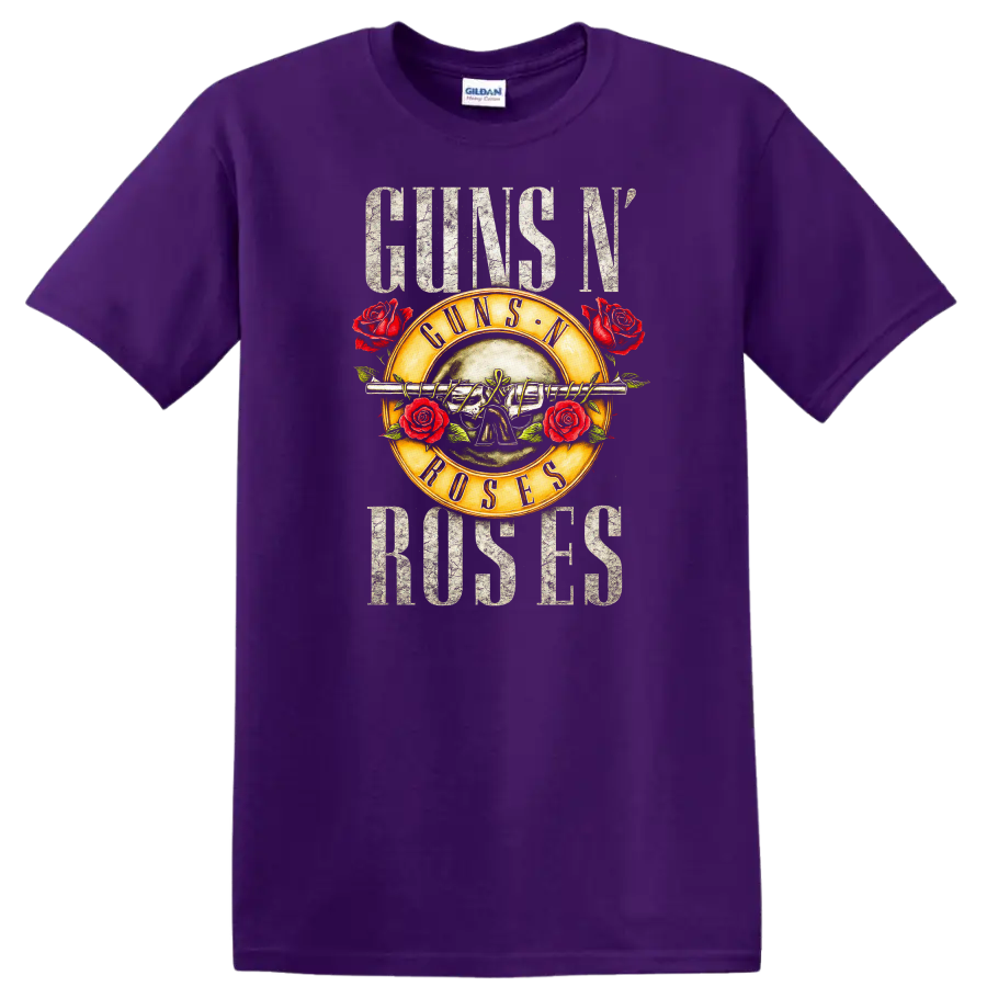 Guns N' Roses Retro Rock Album Cover Legend T Shirt - Purple