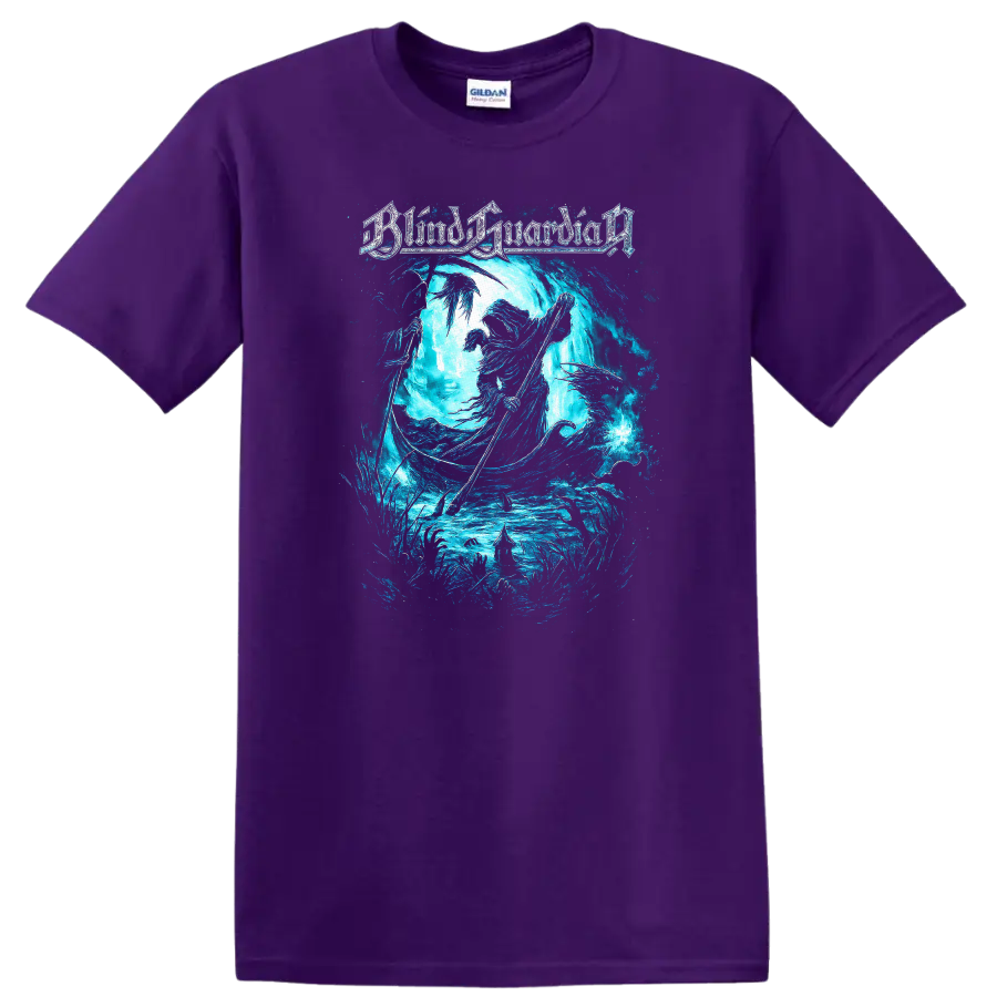 Bloody Underground Gothic Metal Wave Art T Shirt Retro Rock Legend - Purple