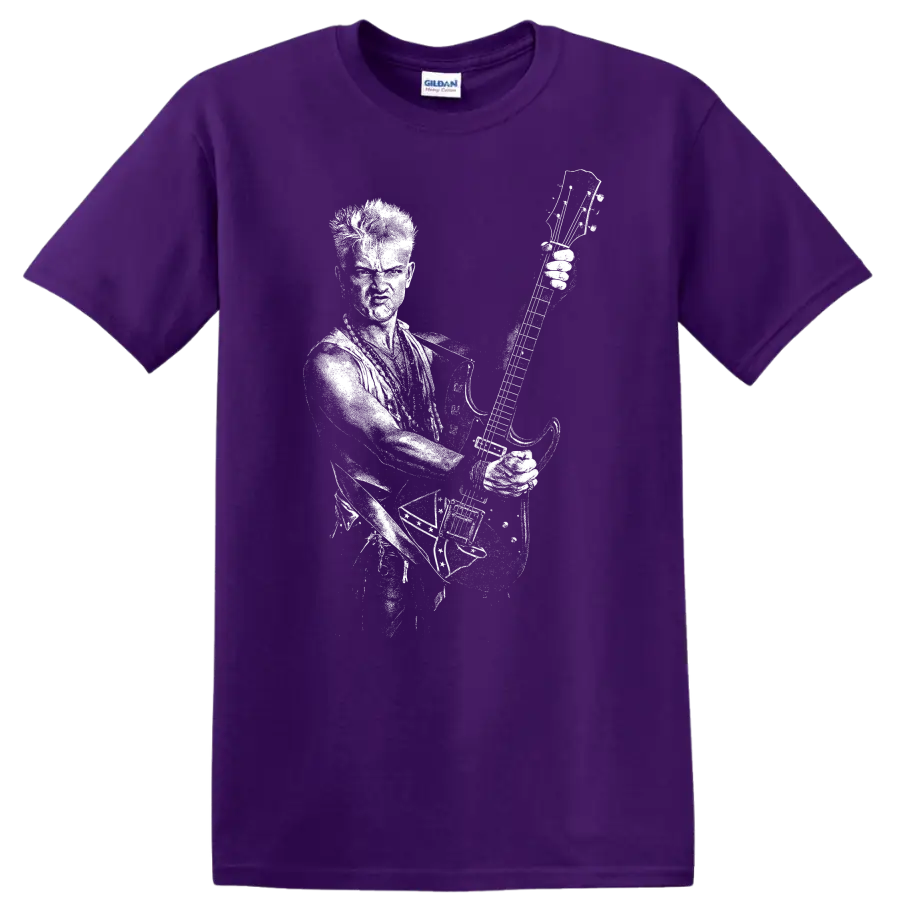 Rudolf Schenker Scorpions Rock Legends Guitarist T Shirt - Purple