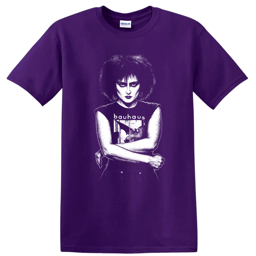 Siouxsie and the Banshees Rock Legends T Shirt for Fans - Purple
