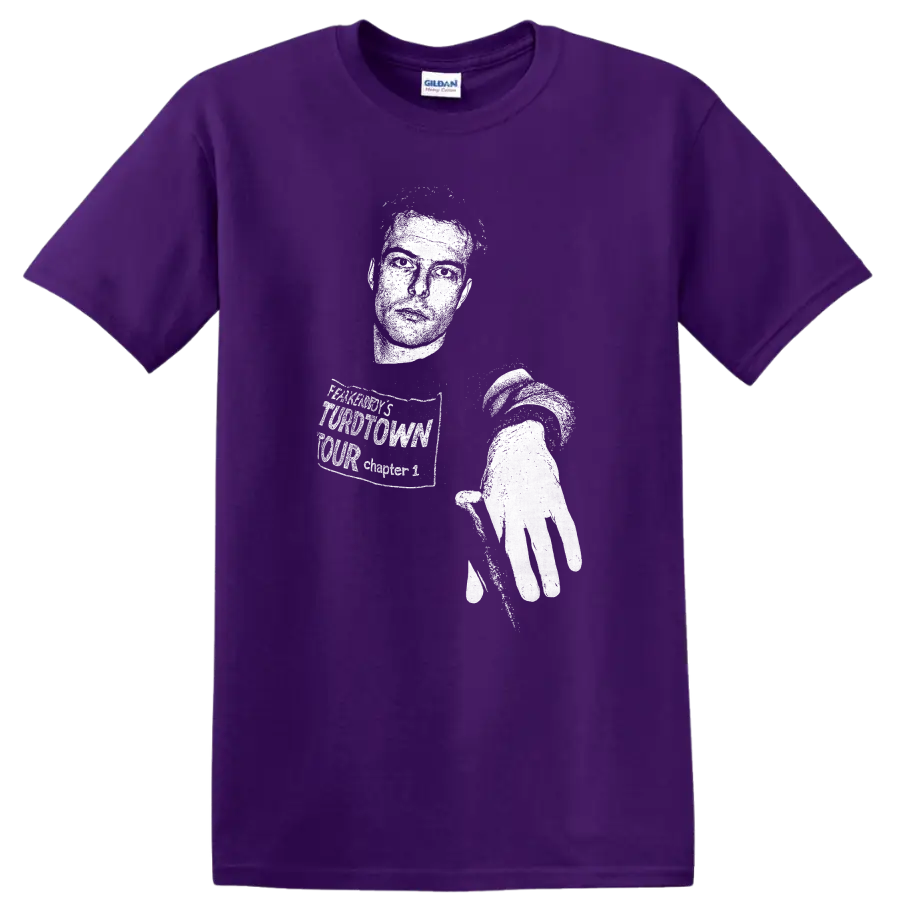 Jello Biafra Dead Kennedys Rock Legends Portrait T Shirt - Purple