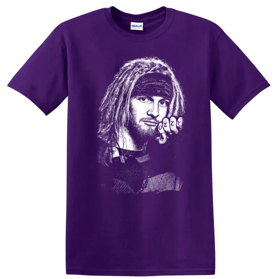 Layne Staley Alice in Chains Rock Legends Tribute T Shirt - Purple