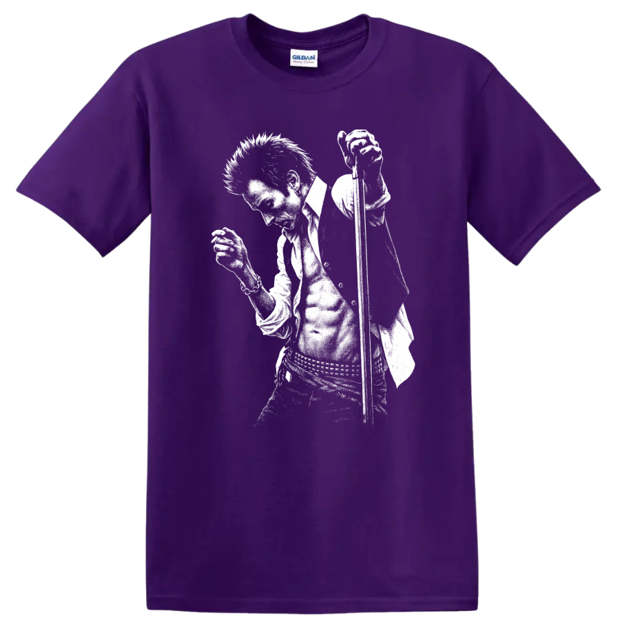 Scott Weiland Stone Temple Pilots Rock Legends Tribute T Shirt - Purple
