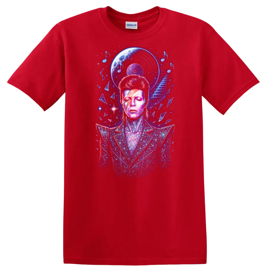Retro Rock Heavy Metal Album Cover Legend Style T Shirt - Red