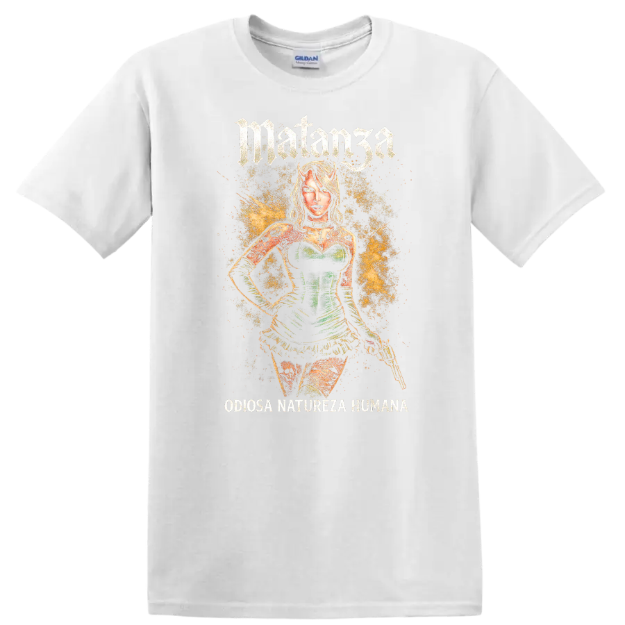 Matanga Retro Metal Album Cover Legend Art T Shirt - White
